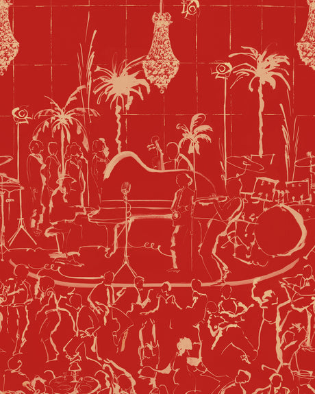 MindtheGap THE CLUB Poppy - Wallpaper Collection 2025 - Jazz Live