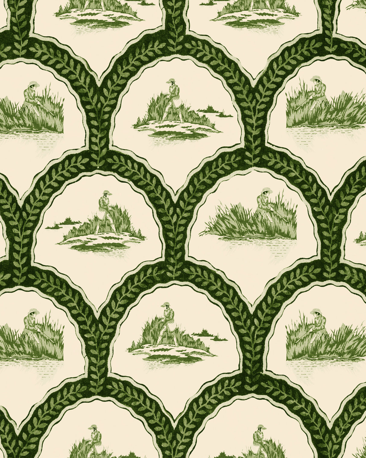 MindtheGap THE HUNTER Artichoke - Wallpaper Collection 2024 - The Wetlands