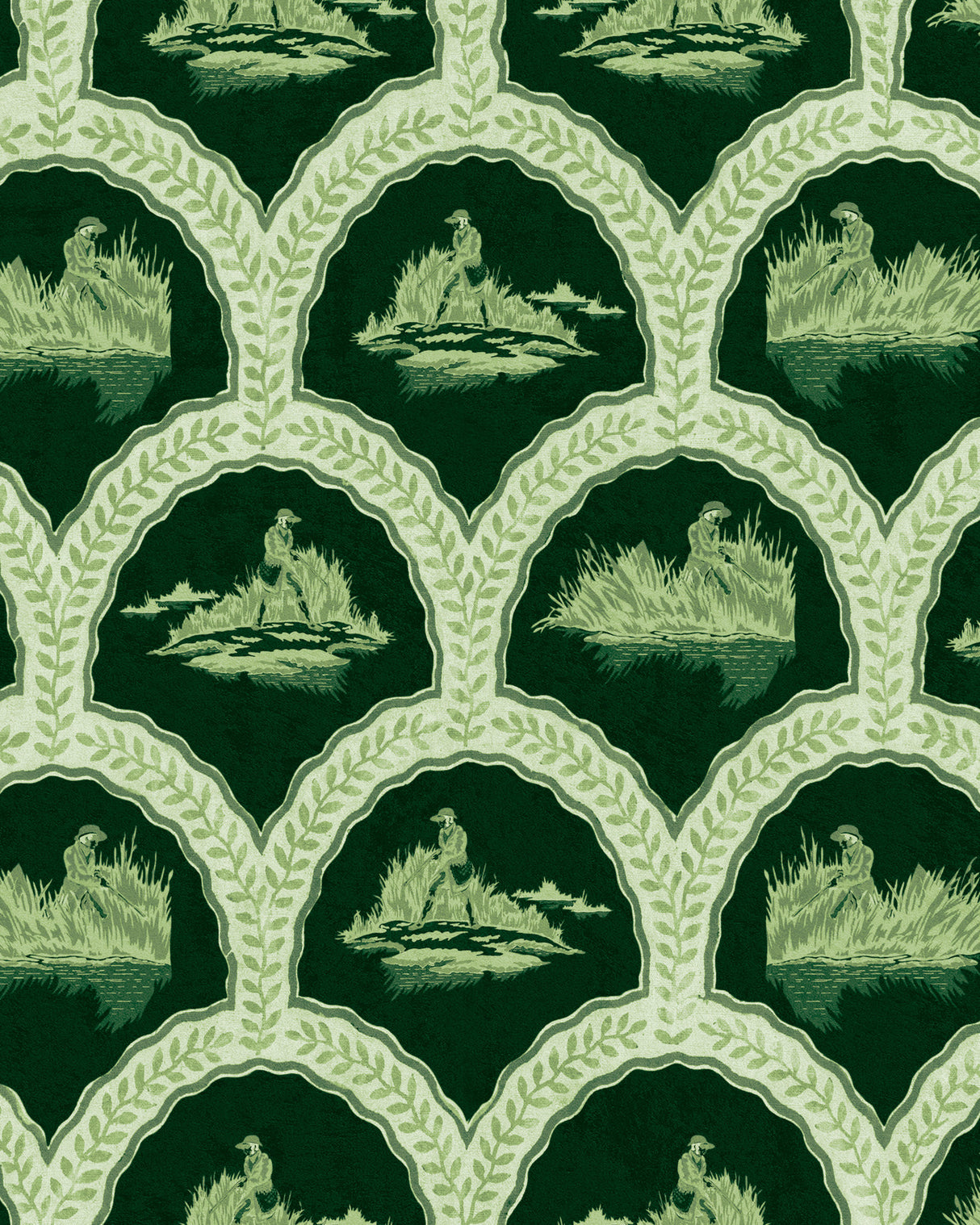 MindtheGap THE HUNTER Evergreen - Wallpaper Collection 2024 - The Wetlands