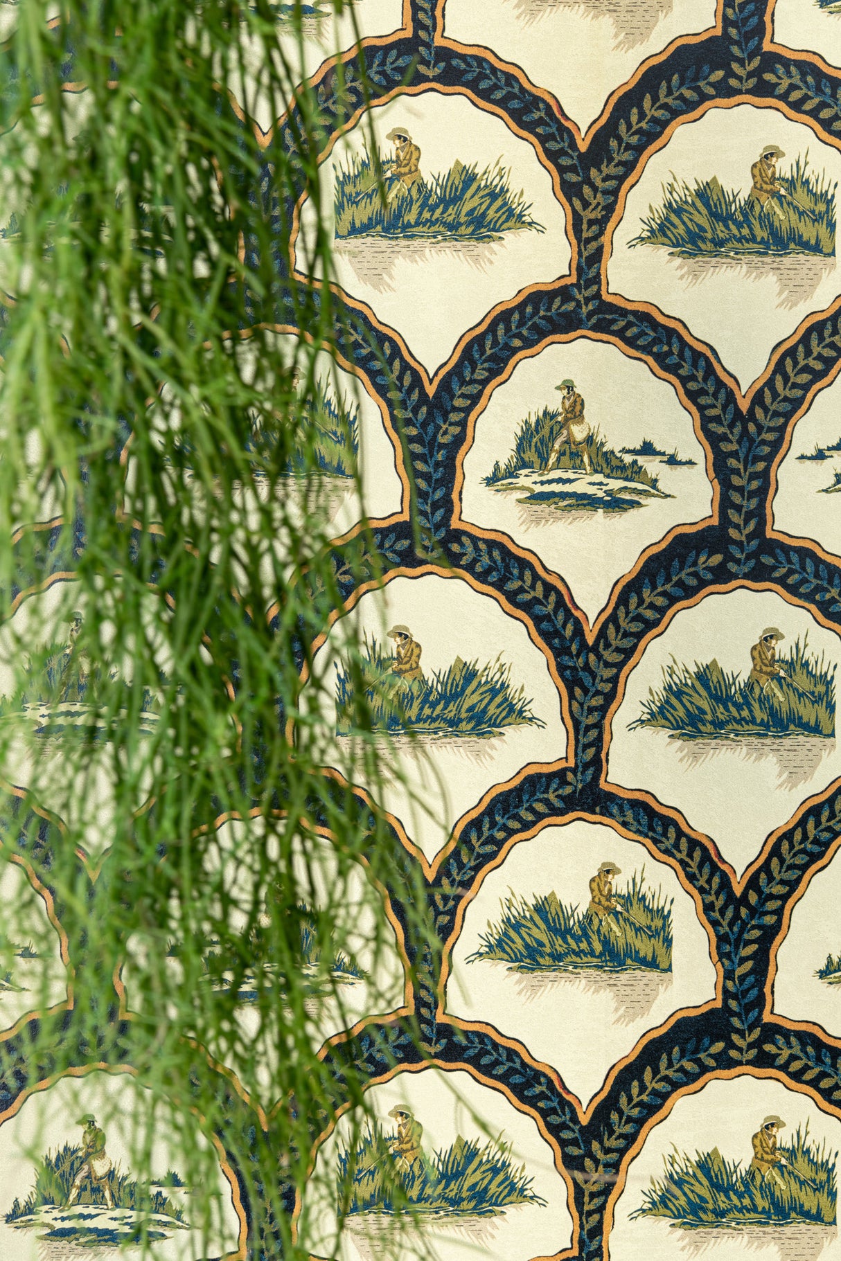 MindtheGap THE HUNTER Pale Green - Wallpaper Collection 2024 - The Wetlands