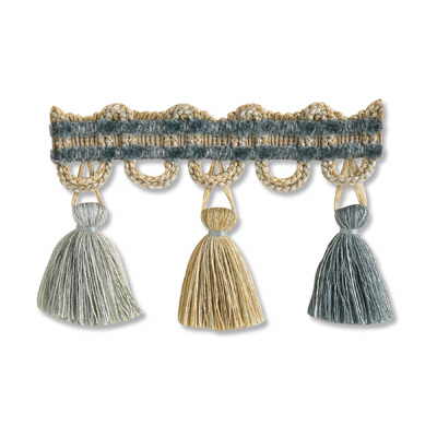 LEE JOFA TL10058.54.0 SOLARIUM TASSEL AZURE TRIM - Eade's Wallpaper