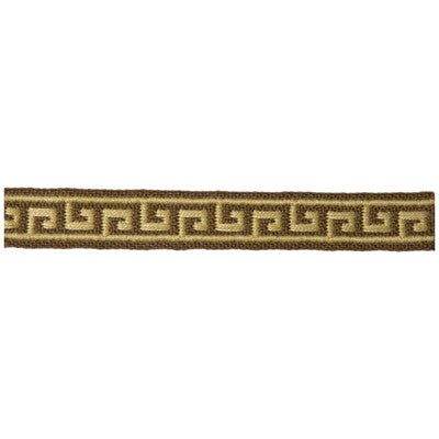 LEE JOFA TL10116.6.0 MINI GREEK KEY CHESTNUT TRIM - Eade's Wallpaper