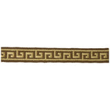 LEE JOFA TL10116.6.0 MINI GREEK KEY CHESTNUT TRIM - Eade's Wallpaper