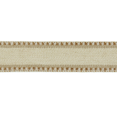 LEE JOFA TL10169.166.0 DANAKIL TAPE BEIGE/CAMEL TRIM - Eade's Wallpaper