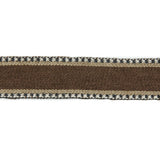 LEE JOFA TL10169.688.0 DANAKIL TAPE COCOA/EBONY TRIM - Eade's Wallpaper