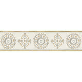LEE JOFA TL10175.116.0 BELLES TAPE GREY/BEIGE TRIM - Eade's Wallpaper