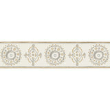 LEE JOFA TL10175.116.0 BELLES TAPE GREY/BEIGE TRIM - Eade's Wallpaper