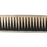 LEE JOFA MODERN TL10180.81.0 BRAVADO TAPE EBONY IVORY TRIM - Eade's Wallpaper