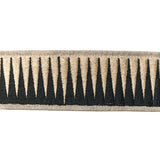 LEE JOFA MODERN TL10180.81.0 BRAVADO TAPE EBONY IVORY TRIM - Eade's Wallpaper