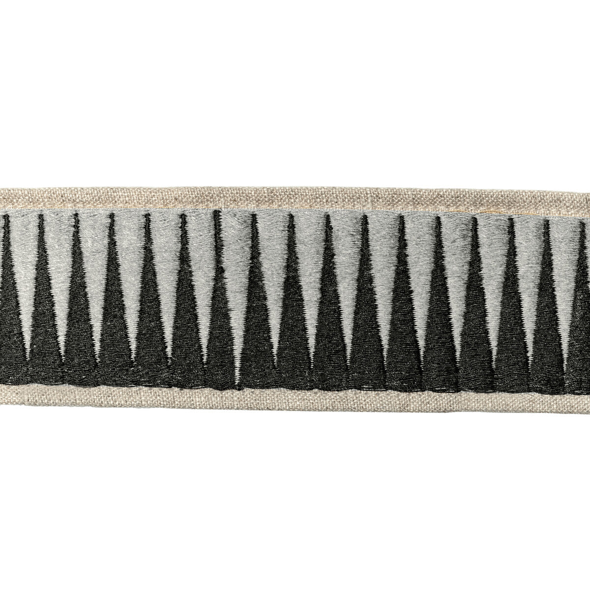 LEE JOFA MODERN TL10180.821.0 BRAVADO TAPE EBONY GRAPHITE TRIM - Eade's Wallpaper