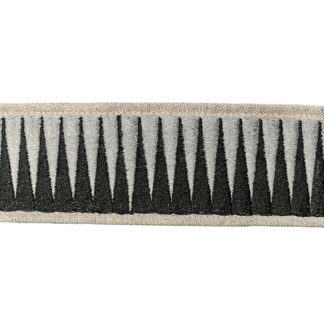 LEE JOFA MODERN TL10180.821.0 BRAVADO TAPE EBONY GRAPHITE TRIM - Eade's Wallpaper