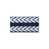 LEE JOFA TL10182.501.0 CHEVRON BRAID NAVY & WHITE TRIM - Eade's Wallpaper