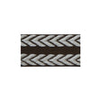 LEE JOFA TL10182.616.0 CHEVRON BRAID BROWN & FLAX TRIM - Eade's Wallpaper