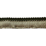 LEE JOFA TL10184.316.0 CUT RUCHE TWO GREEN & FLAX TRIM - Eade's Wallpaper