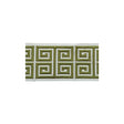 LEE JOFA TL10185.316.0 GREEK EMB BORDER GREEN TRIM - Eade's Wallpaper