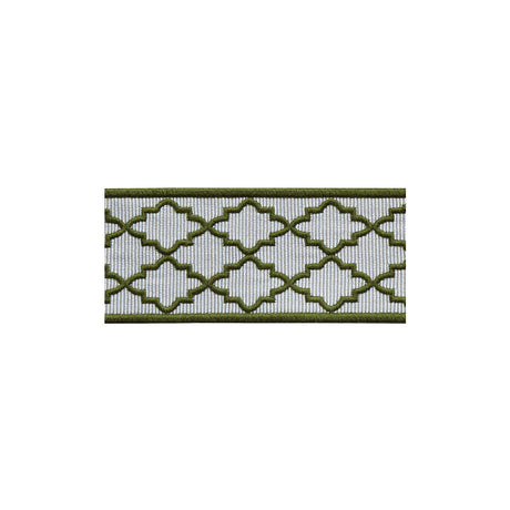 LEE JOFA TL10186.316.0 MOROCCAN EMB BORDER GREEN TRIM - Eade's Wallpaper