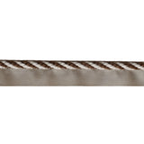 LEE JOFA TL10188.166.0 STRPD CABLE CORD FLAX & BRONZE TRIM - Eade's Wallpaper