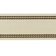 LEE JOFA TL10189.166.0 BRAID W/TRAMLINES FLAX & BRONZ TRIM - Eade's Wallpaper