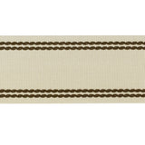 LEE JOFA TL10189.166.0 BRAID W/TRAMLINES FLAX & BRONZ TRIM - Eade's Wallpaper