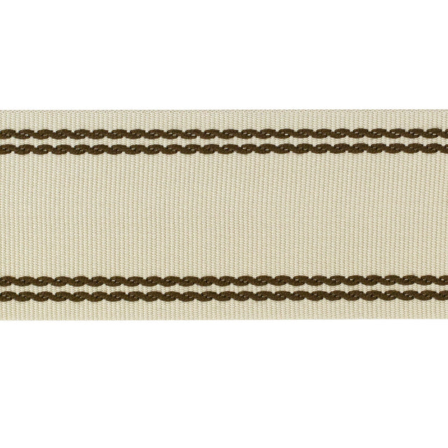 LEE JOFA TL10189.166.0 BRAID W/TRAMLINES FLAX & BRONZ TRIM - Eade's Wallpaper