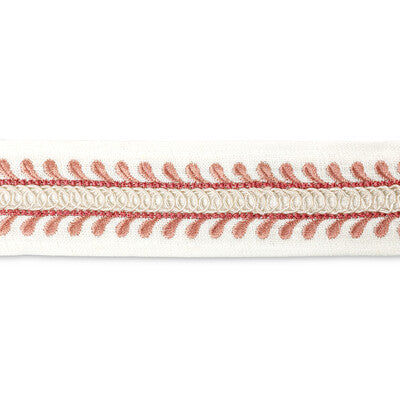 LEE JOFA TAPTON EMB TAPE TL10199.197.0 in CORAL Fabric - HIN