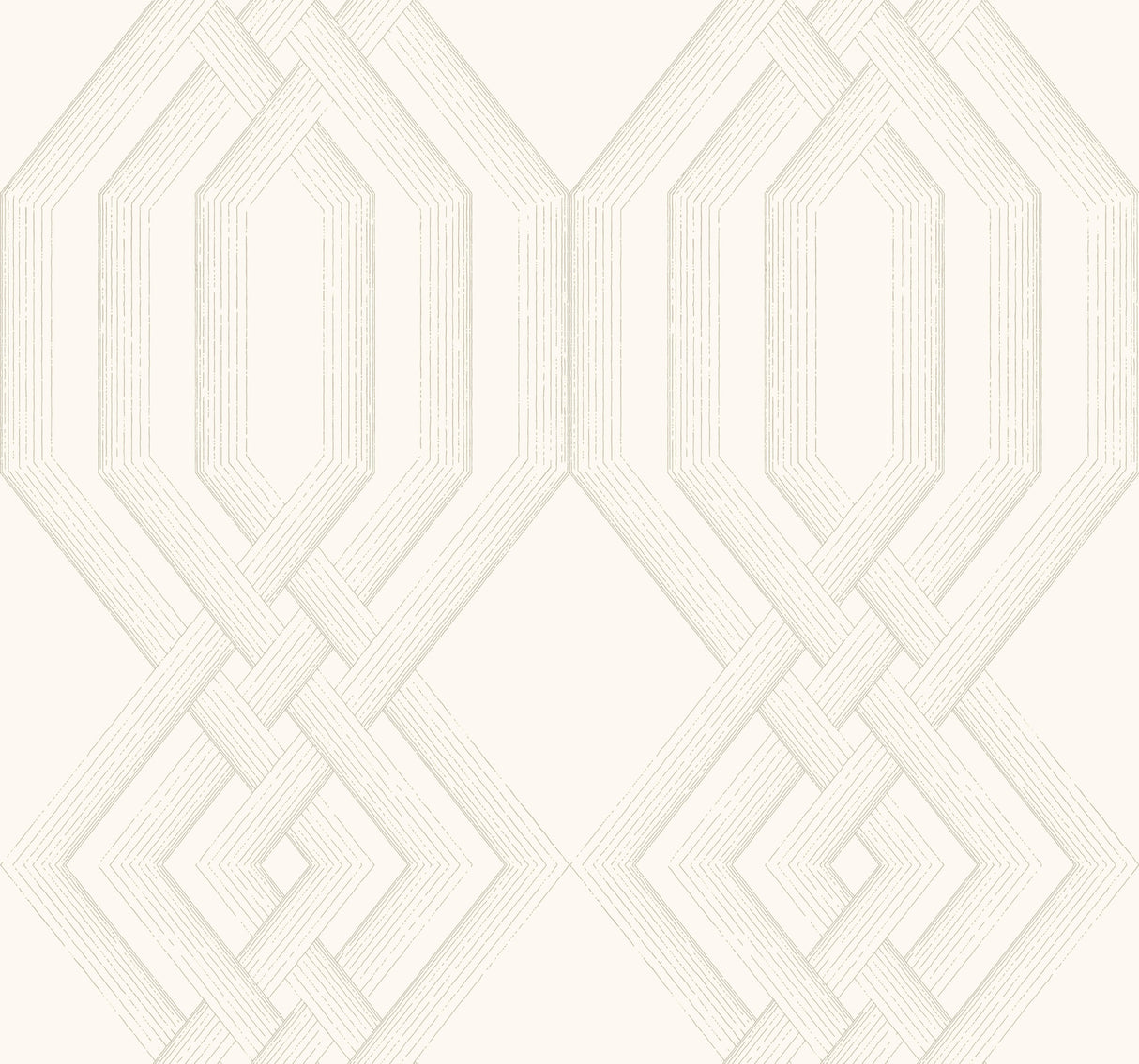 York TL1910 Ettched Lattice Taupe Wallpaper