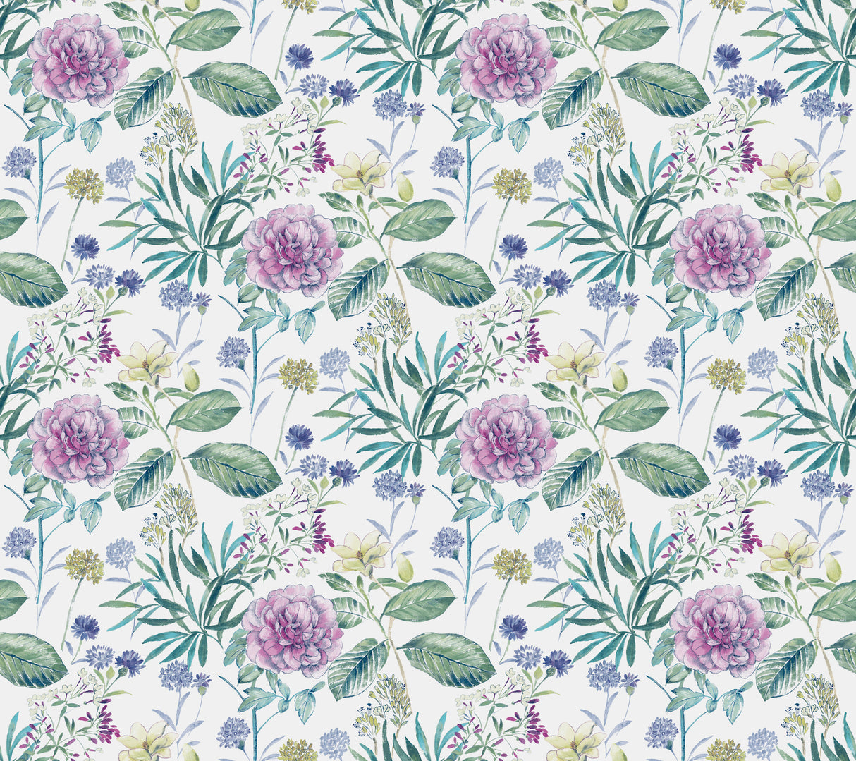 York TL1920 Midsummer Floral Violet Wallpaper