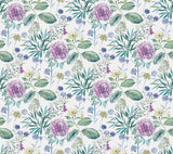 York TL1920 Midsummer Floral Violet Wallpaper