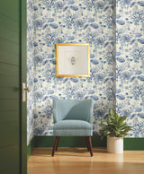 York TL1921 Midsummer Floral Blue Wallpaper