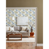 York TL1928 Handpainted Songbird Green & Blue Wallpaper