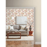 York TL1929 Handpainted Songbird Red Wallpaper