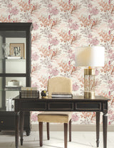 York TL1929 Handpainted Songbird Red Wallpaper