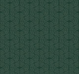 York TL1944 Fern Tile Dark Green Wallpaper