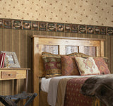 Chesapeake TLL130412 Bluewater Moss Sunny Plaid Wallpaper
