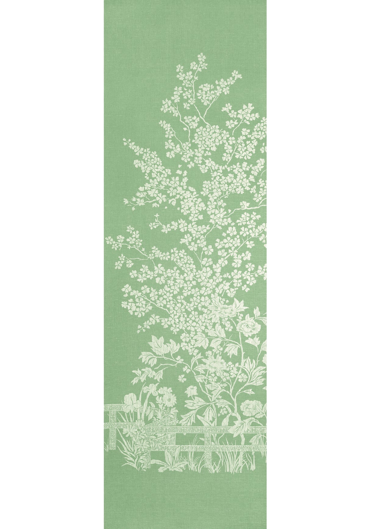 Thibaut TM10855 VILLA GARDEN MURAL - SET Green Wallpaper