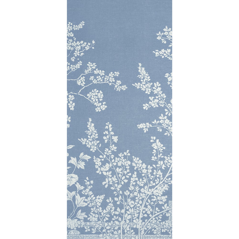 Thibaut TM10856-2 VILLA GARDEN MURAL - PANEL 2 Navy Wallpaper