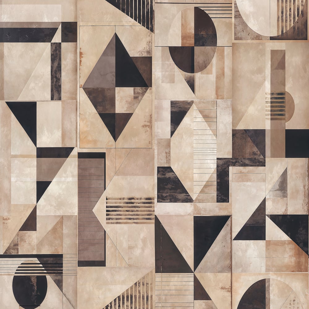 Thibaut GALAXY MURAL TM24433 in Graphite and Champagne Mural