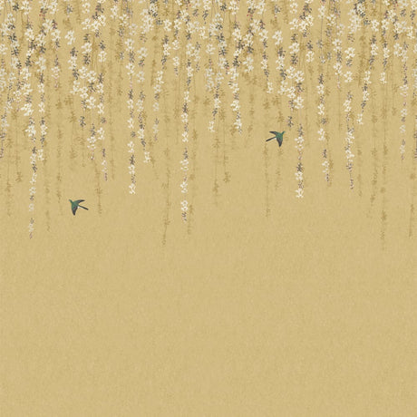 Thibaut BLOSSOM MURAL TM24452 in Gold Mural - YUTORI