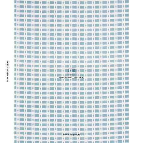 Schumacher Townline Road Marine Fabric - Eade's Wallpaper