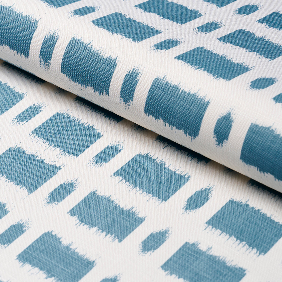 Schumacher Townline Road Marine Fabric - Eade's Wallpaper