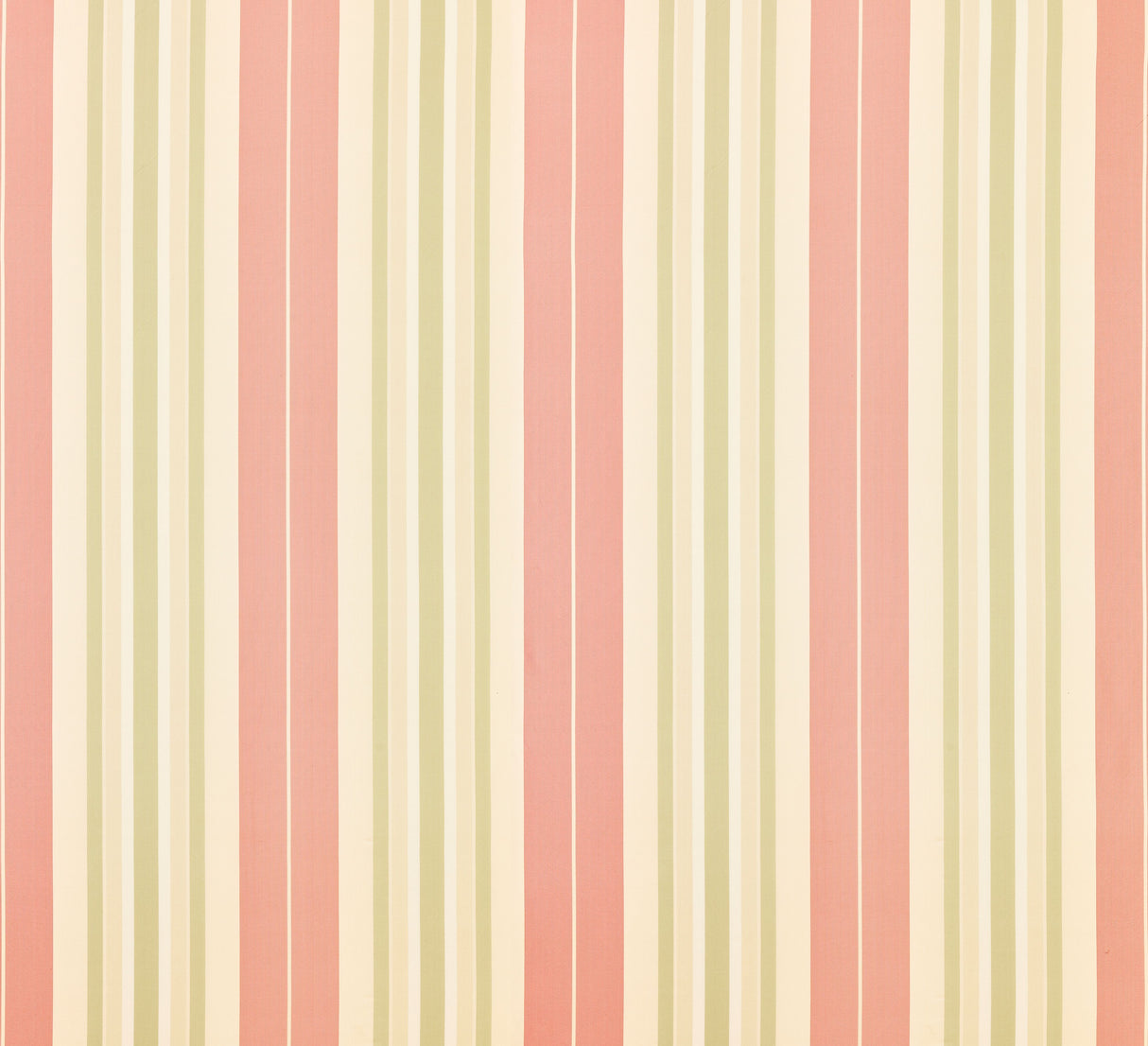 Scalamandre TT 00010016 ROSE/GREEN DEANNA STRIPE Fabric - Eade's Wallpaper
