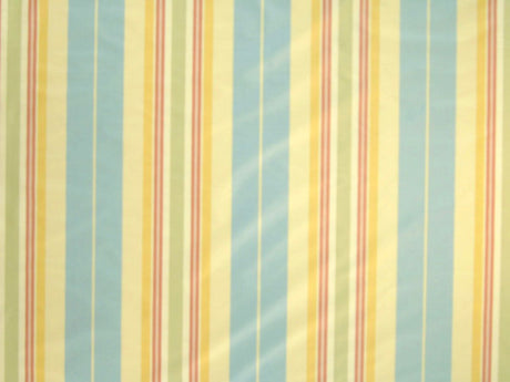 Scalamandre TT 00010024 BLUE, GOLD & BEIGE ASHLEY STRIPE Fabric - Eade's Wallpaper