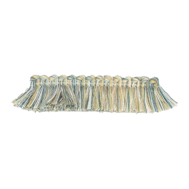 STOUT TURI-5 TURILLI BRUSH FRINGE 5 CARIBBEAN Fabric - Eades Wallpaper & Fabric