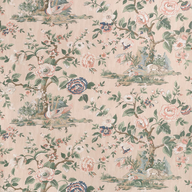 Thibaut FOREST LODGE TWW10539 in Apricot Wallpaper - BOXWOOD