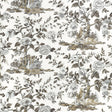 Thibaut FOREST LODGE TWW10540 in Brown and White Wallpaper -