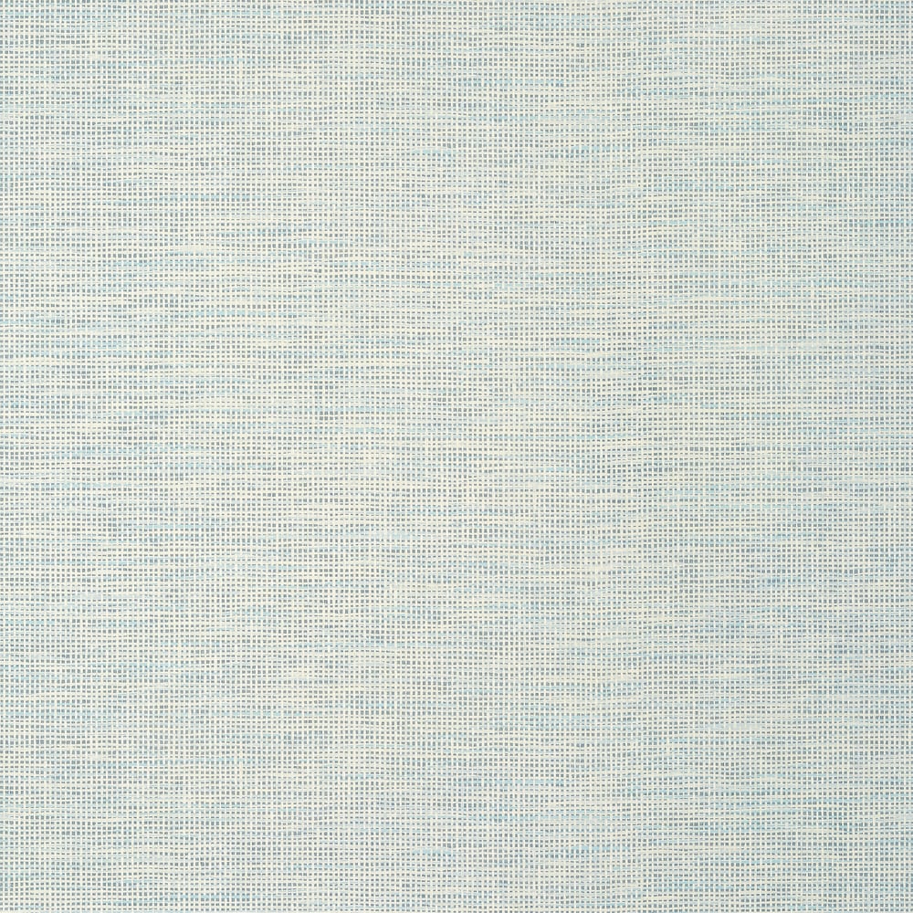 Thibaut TWW14567 SPIRO Aqua and Neutral Wallpaper