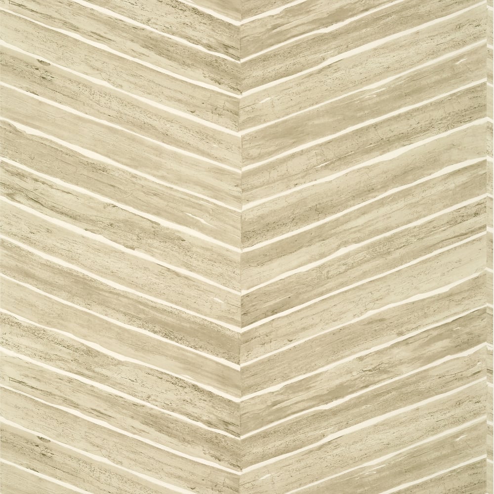 Thibaut TWW14572 WOOD HERRINGBONE Taupe Wallpaper