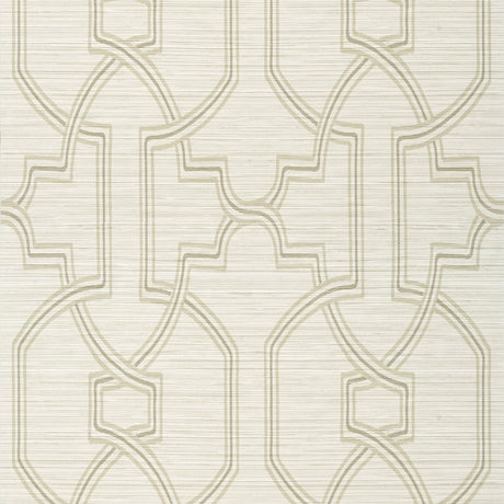 Thibaut PROMENADE WIDE WIDTH TWW275 in Beige Wallpaper - TEX