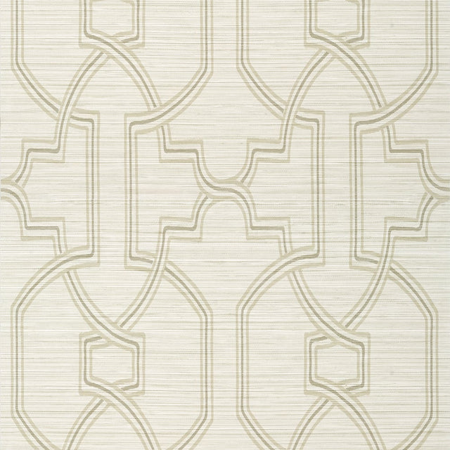 Thibaut PROMENADE WIDE WIDTH TWW275 in Beige Wallpaper - TEX