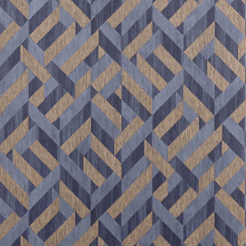 Thibaut BRISTLECONE WIDE WIDTH TWW34033 in Navy Wallpaper - 